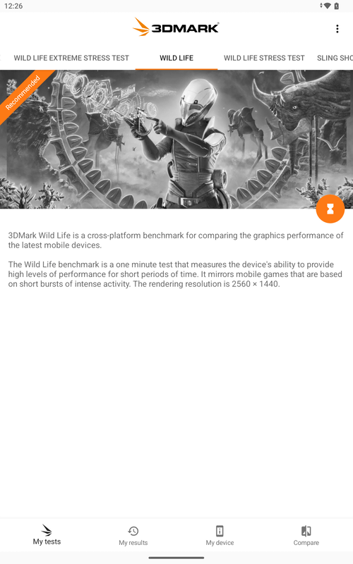 3DMarkはすべてのテストに砂時計のマークが表示され、テストが実行できなかった