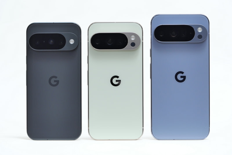 左からPixel 10、Pixel 10 Pro、Pixel 10 Pro XL