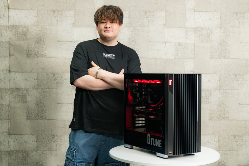 PCは<a href="https://www.mouse-jp.co.jp/store/g/ggtune-fga7g80g6bfdw101dec/?utm_source=pcwatch&utm_medium=content-text&utm_campaign=2509_scarz_gawt&utm_content=pr" class="n" target="_blank">G TUNE  FG-A7G80</a>