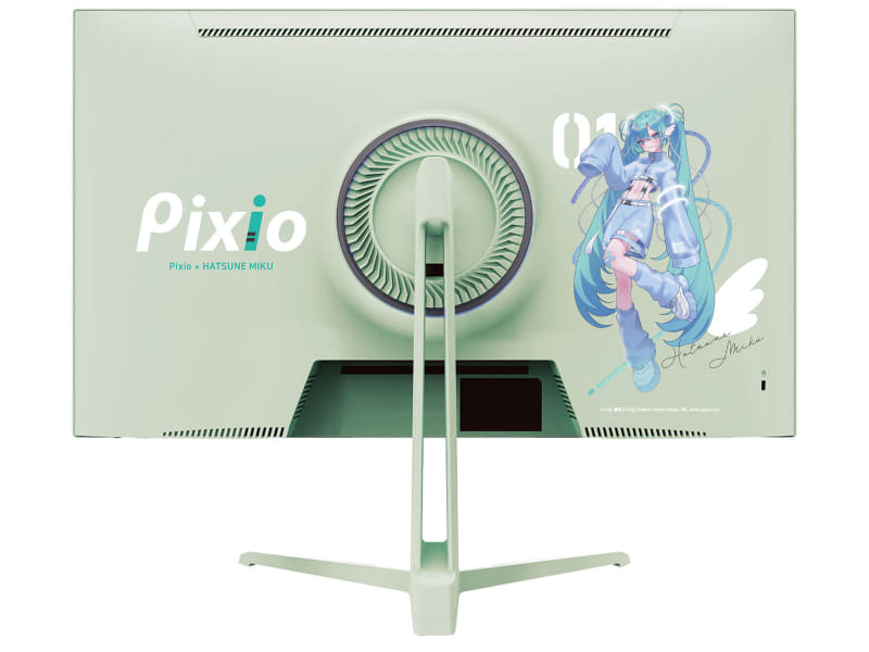 Pixioゲーミングモニター 初音ミクコラボモデル