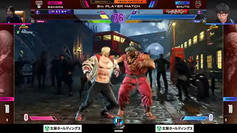 安定した立ち回りと読み合いでさはらのエドを3-1で撃破して勝利するShuto