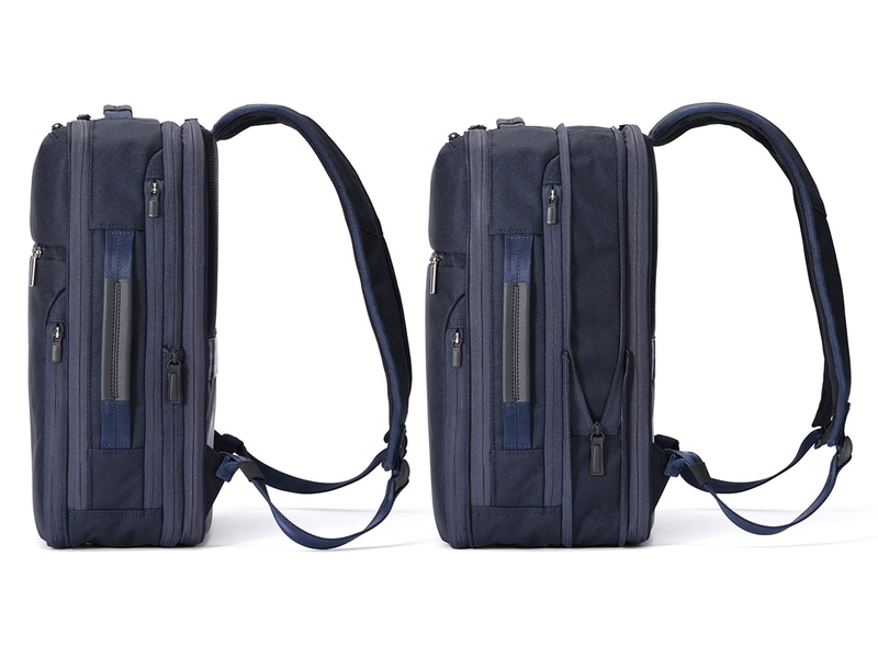 リュック中EXP/大EXPのみ、マチを拡張して容量を増やせる