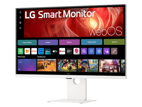 LG、単体でNetflixも視聴できる36.5型4Kスマートモニター - PC Watch