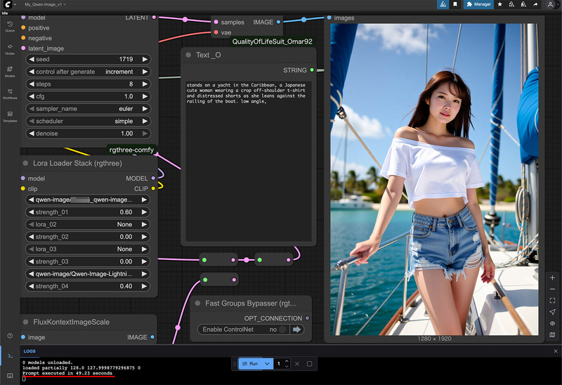 いったん確認でGeForce RTX 4060 Ti(16GB)を使い、ComfyUIで生成