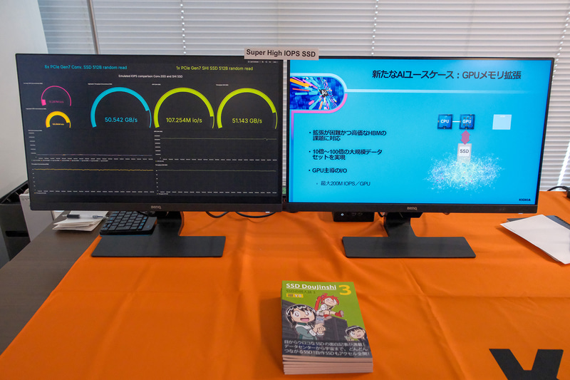 超高IOPS SSDの紹介エリア