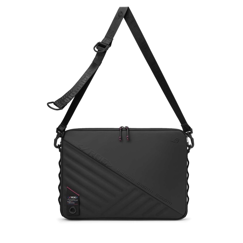 付属の3点固定用ストラップを装着した状態