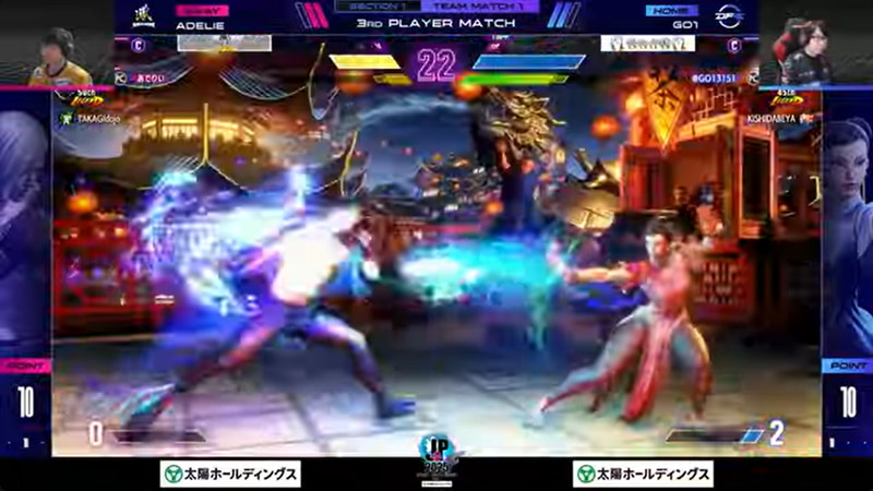 後半、あでりいの対策に対応してきたGO1だったが、あでりいの勢いが勝り、最後はギリギリの接戦をあでりいが制する熱い展開となった。SFLではある程度、事前に相手が分かっている時に対策できる選手が強い大会だが、あでりいは向いているプレイヤーなのかもしれない