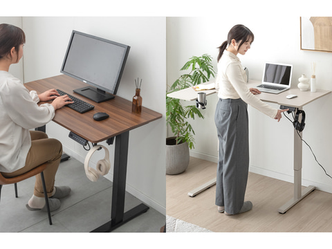 【最終価格】電動昇降デスク 発売記念で9,999円から買える電動昇降デスク - PC Watch