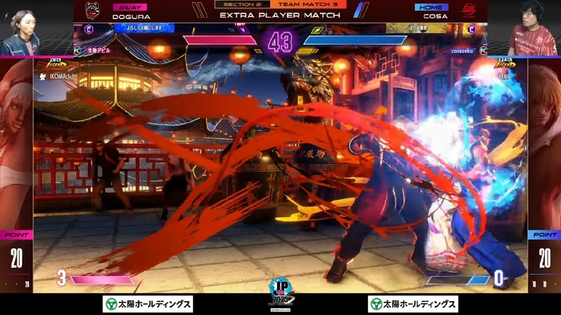 延長戦はどぐらのエレナとcosaのケンの1戦だが、cosaのケンが要所で決めたインパクトがうまく刺さり、2-0勝利でcosaが延長戦を制した