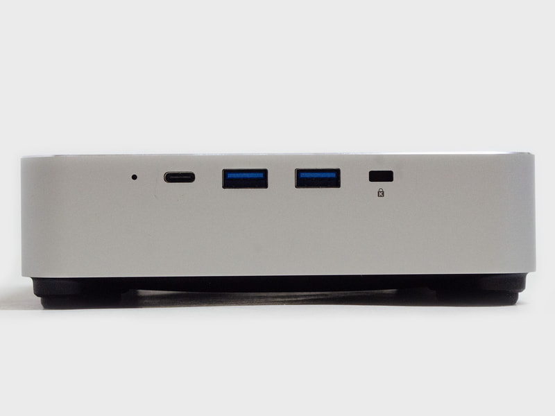 右側面。USB 3.2 Gen 2 Type-C、USB 3.2 Gen 2、ロックポート