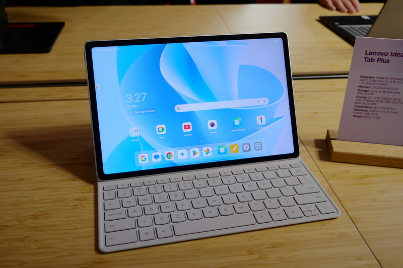 テキスト入力の支援やアイデア出し、要約などで入力作成をサポートする「Lenovo AI Notes」を搭載したタブレット「Idea Tab Plus」
