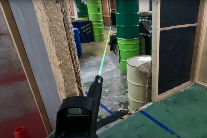 トレーサーを装着すると弾が光ります