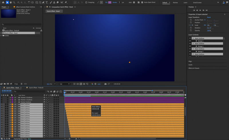クイックオフセット