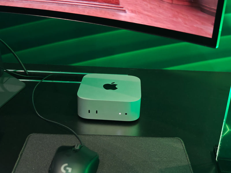 クライアントデバイスとしてMac miniが利用されていた