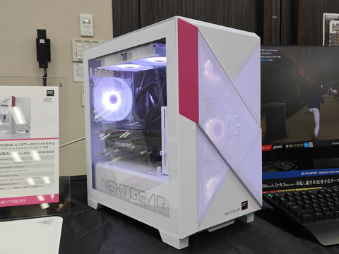 マウス、ゲーミングPC「NEXTGEAR」に初のフルタワー。デザインも