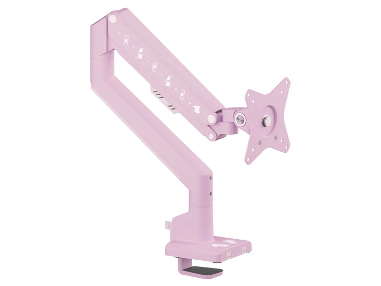 PSW1S Monitor Arm Single Decora / Pastel Pink Devil