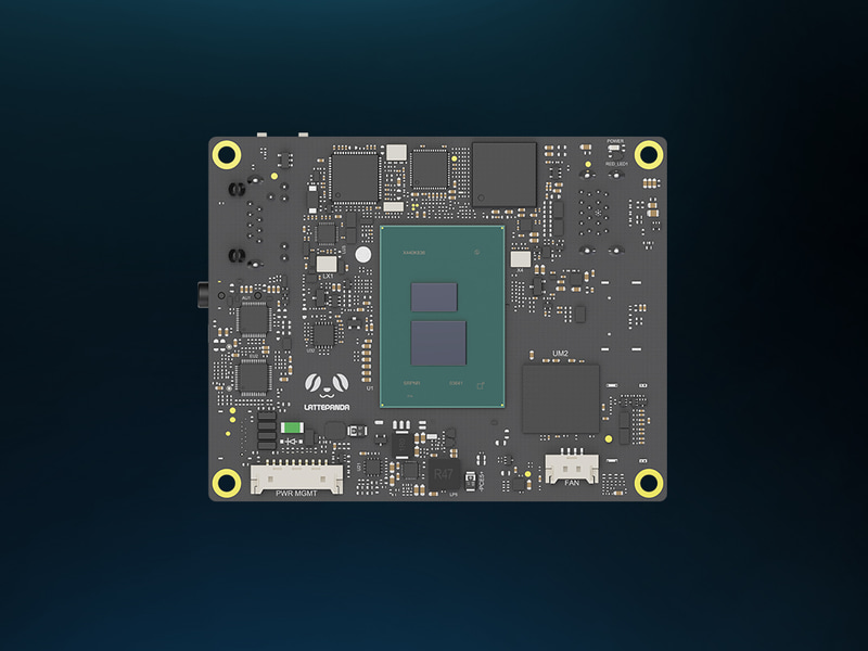 ボード裏面。こちら側にIntel N150などを装備しているようだ