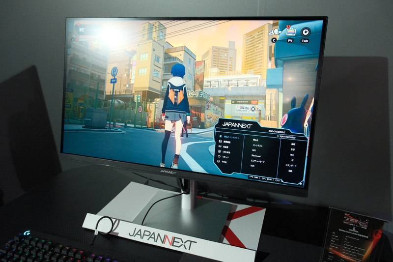 JN-IPS27G1632UF-HSP。4K/160HzとフルHD/320Hzを切り替えられるDFR対応の27型