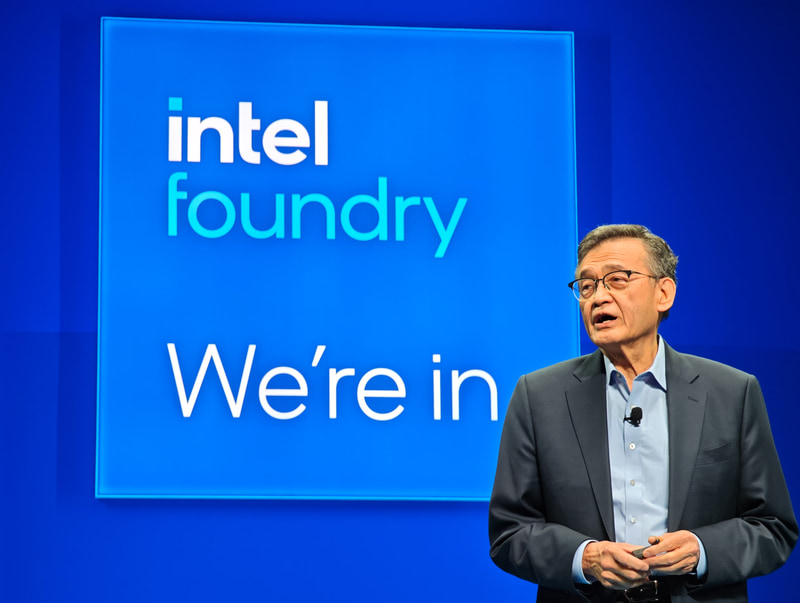 Intel CEO リップ・ブー・タン氏(4月のIntel Foundryのイベントで撮影)