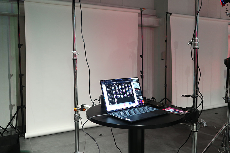 プロフィール写真撮影コーナー