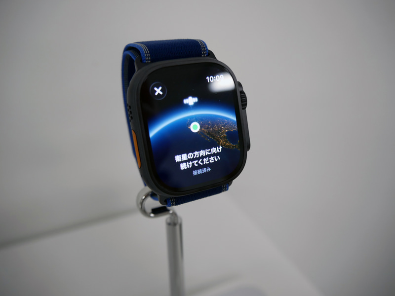 衛星通信機能を使用することができる