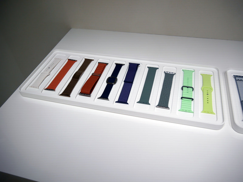 Apple Watchシリーズ用にさまざまなデザインのストラップを用意している