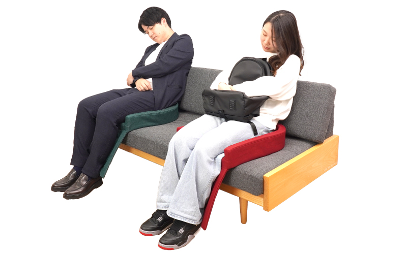 まるで電車の座席ヒーター使用イメージ