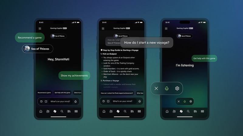 モバイル向けGaming Copilot