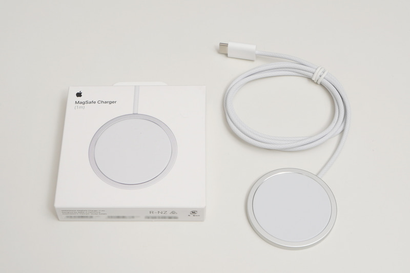 AppleがiPhone用に販売しているワイヤレス充電「MagSafe Charger (1M) MX6X3AM/A」でも計測してみた