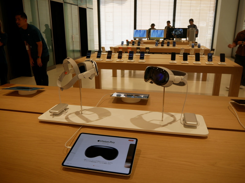 Apple Vision Proの体験も可能だ