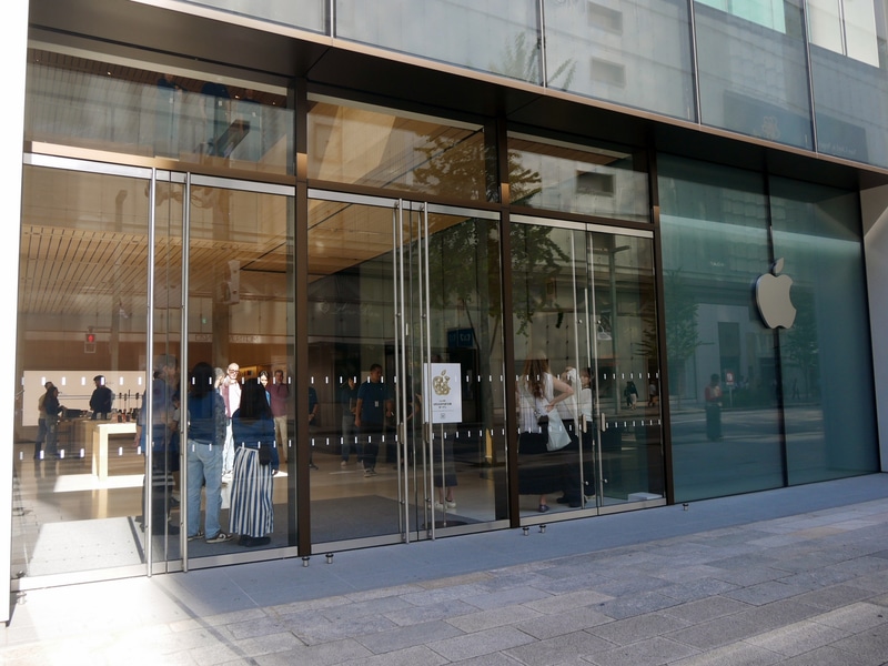 店舗の入口の様子