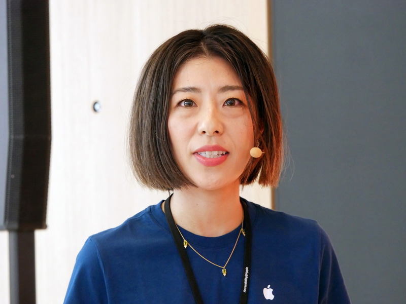 Apple 東京セントラル マーケットリーダー(地区統括)の牧野ロドリゲス有里氏
