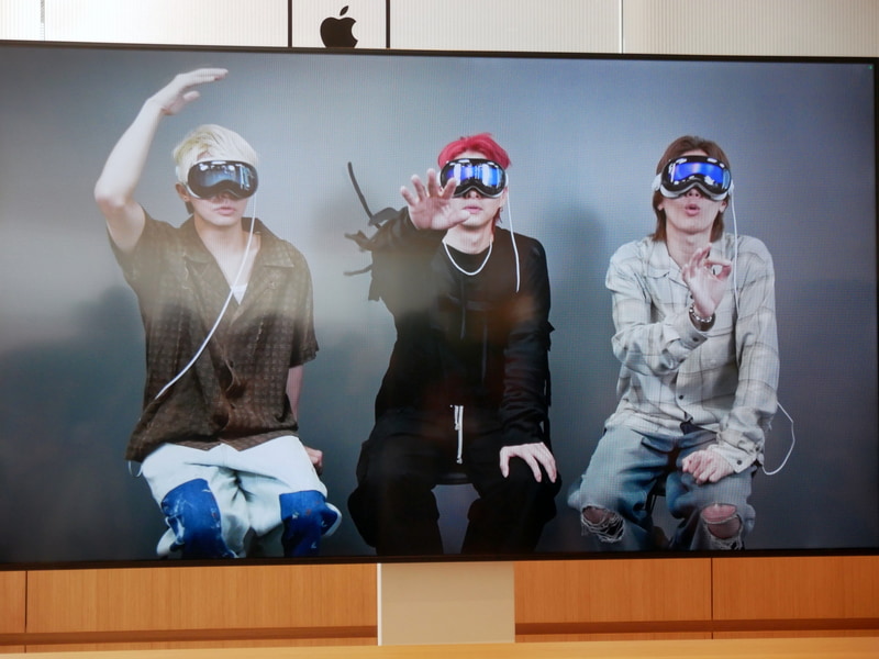 Apple Vision Proを活用した体験も可能だ