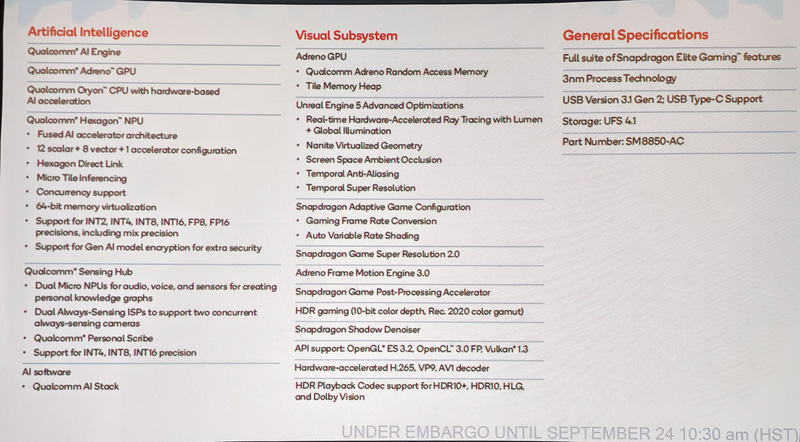 CPUとGPUのクロック周波数など