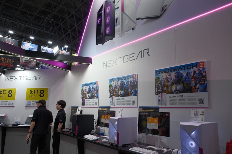 G TUNEの試遊コーナー