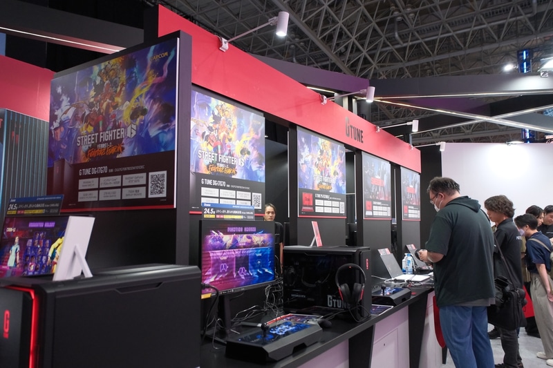 NEXTGEARの試遊コーナー