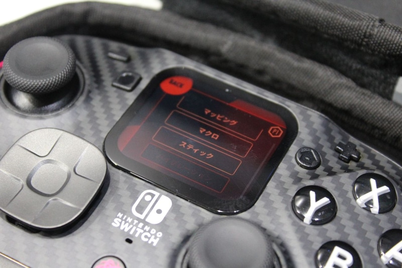 ミニモニターでの本体設定(画像はEVOTOP)