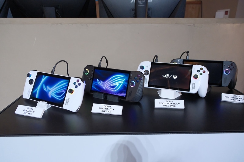 歴代のROG Allyシリーズ