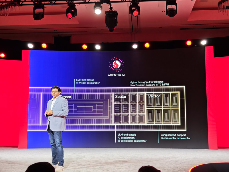 Snapdragon 8 Elite Gen 5のNPUの構造、スカラーが12基にベクターが8基にと演算器が増やされていることが特徴
