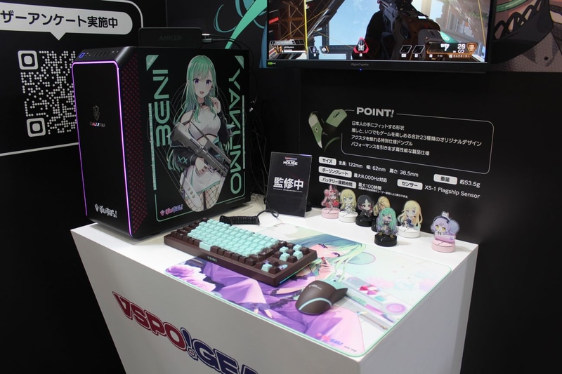 八雲べにさんコラボ製品展示コーナー