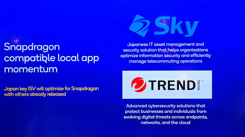 トレンドマイクロやSkyがWoAに対応予定