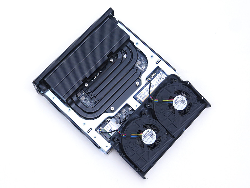 ファンを取り外したところ