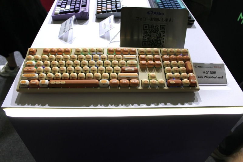 MG108B Bun Wonderland。会場ではグッズとしてこちらのキーキャップが配布されていた