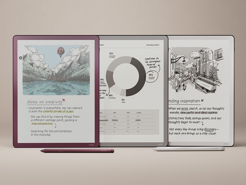 新型Kindle Scribeシリーズ