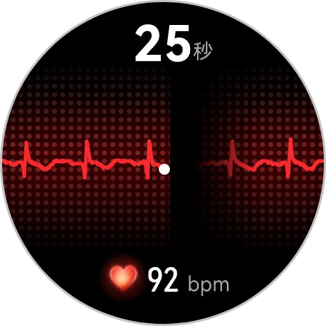 心電図機能。筆者はこれが欠かせない