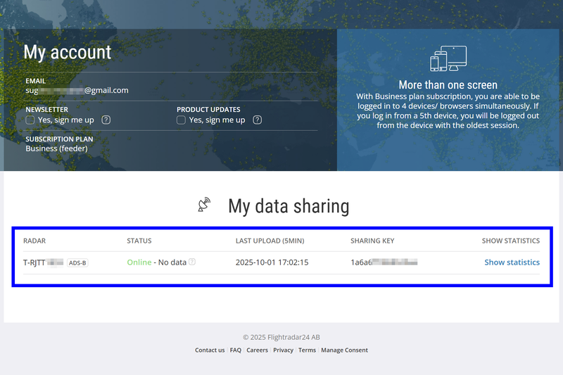 なお、フィードが停止するとフリープランに変更されてしまうため安定運用を心がけたい