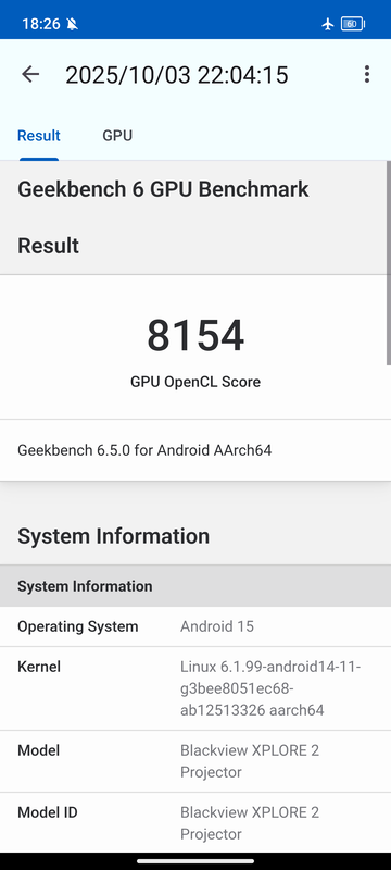 Geekbench 6のGPUスコア(OpenCL)