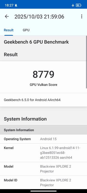 Geekbench 6のGPUスコア(Vulkan)