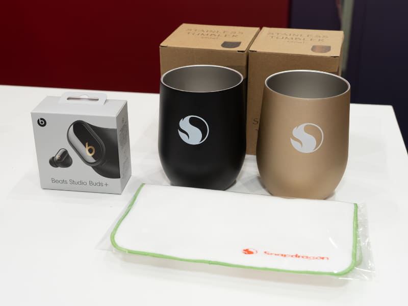 体験者を対象にノベルティが当たる抽選も実施していた