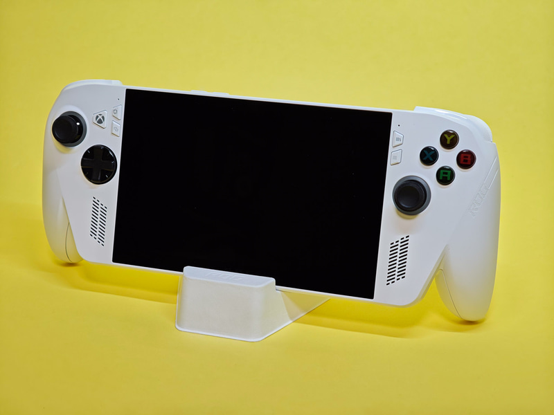 紙製のスタンドはジャストサイズで、このように使える